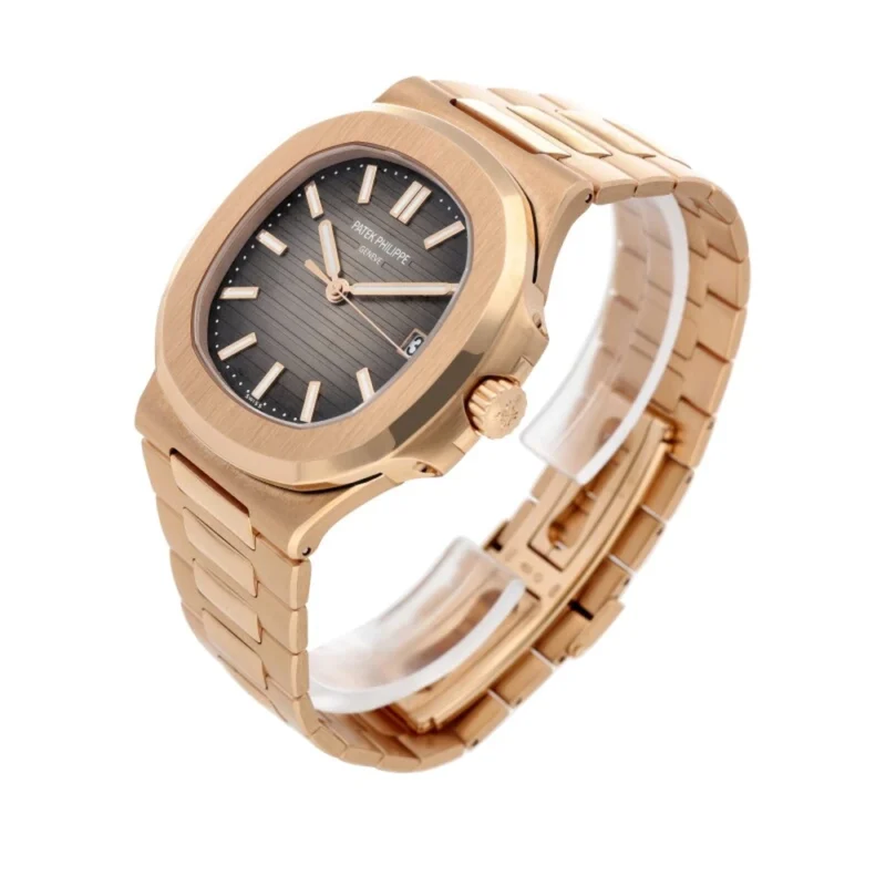 Beyond Super Clone Nautilus 18K Rose Gold Sapphire 40 mm - Image 2