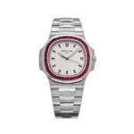 Beyond Super Clones Nautilus Platinum Ruby 40 mm Watch