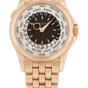 Beyond Super Clones World Time 18K Pink Gold Sapphire 40 mm