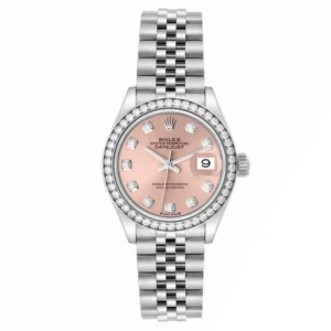 Beyond Super Clones Date Just White Gold Diamond Watch