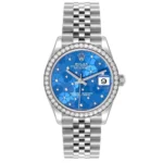 Beyond Super Clones Rolex Datejust White Gold Steel 31 mm