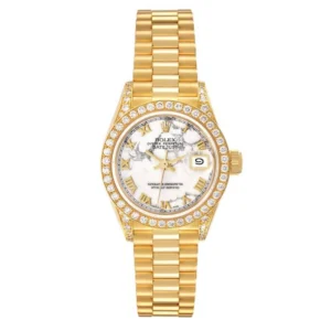 Beyond Super Clone Datejust Yellow Gold Diamond 26 mm