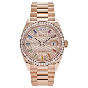 Beyond Super Clone Day-Date Rose Gold Diamond 36 mm