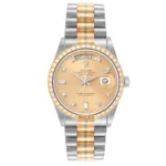Beyond Super Clones Day-Date Yellow Gold Diamond Watch
