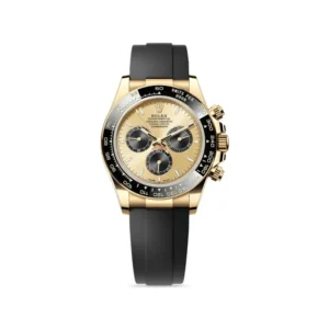 Beyond Superclone Daytona Yellow Gold Rubber Strap 40 mm