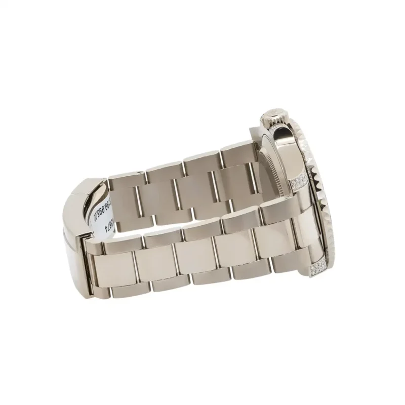 Beyond Super Clone Submariner 18K White Gold Diamond Sapphire 40 mm - Image 5