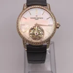 Beyond Superclones Traditionnelle Rose Gold Leather 39mm