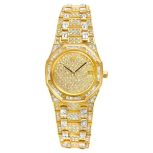 Beyond Super Clone Gold Diamond 25 mm Bracelet