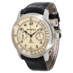 Beyond Super Clones Jules 18K White Gold Leather 41 mm