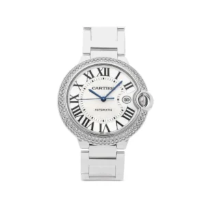 Beyond Super Clones Ballon Bleu 18K White Gold Diamond 42 mm