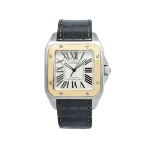 Beyond Superclone Santos Yellow Gold Steel 38mm Watch