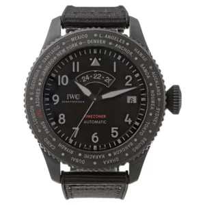 Beyond Super Clones Pilot Ceratanium Leather 46mm Watch