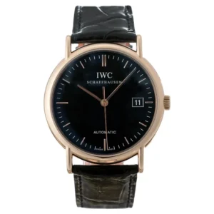 Beyond Super Clones Portofino Rose Gold Leather 38mm Watch