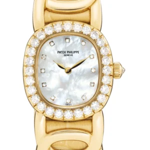 Beyond Super clones Ellipse 18K Yellow Gold Diamond 23 mm Watch