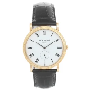 Beyond Superclones Calatrava Yellow Gold Manual 36 mm