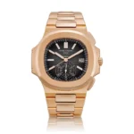 Beyond Superclone Nautilus 18K Pink Gold Sapphire 43.5 mm