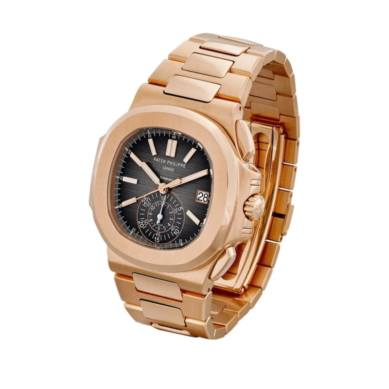 Beyond Superclone Nautilus 18K Pink Gold Sapphire 43.5 mm - Image 2