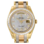 Beyond Super Clones Day-Date 18K Gold Diamond Baguette 39 mm