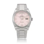 Beyond Super Clones Day-Date White Gold Diamond Roman 36 mm
