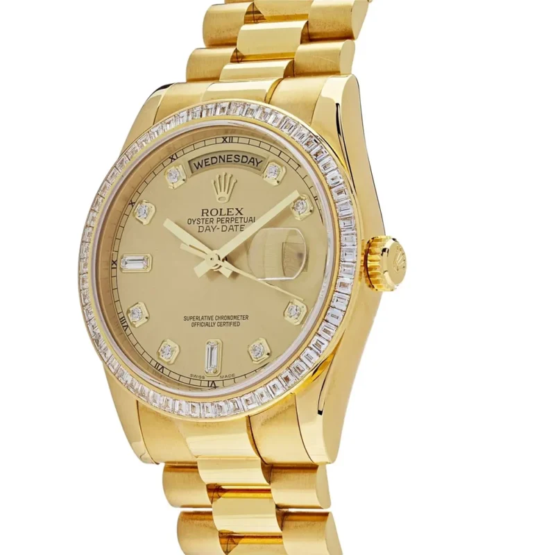 Beyond Superclone Day-Date Yellow Gold Diamond 36 mm - Image 4