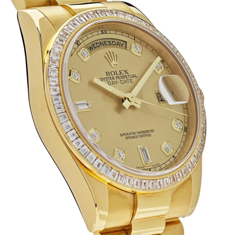 Beyond Superclone Day-Date Yellow Gold Diamond 36 mm - Image 3