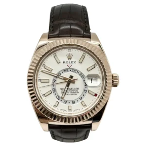 Beyond Superclones Sky-Dweller Rose Gold Leather 42 mm