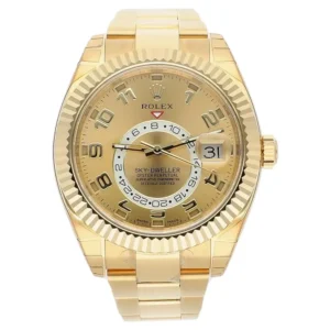 Beyond Super Clones Sky-Dweller Yellow Gold 42 mm Oyster Bracelet