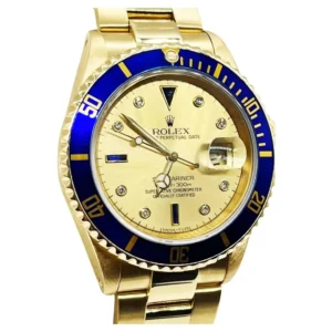 Beyond Super Clone Submariner 18K Yellow Gold Oyster Bracelet 40 mm